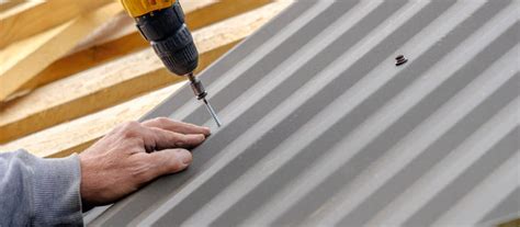 sheet metal roofing screw placement|best screws for metal roofing.